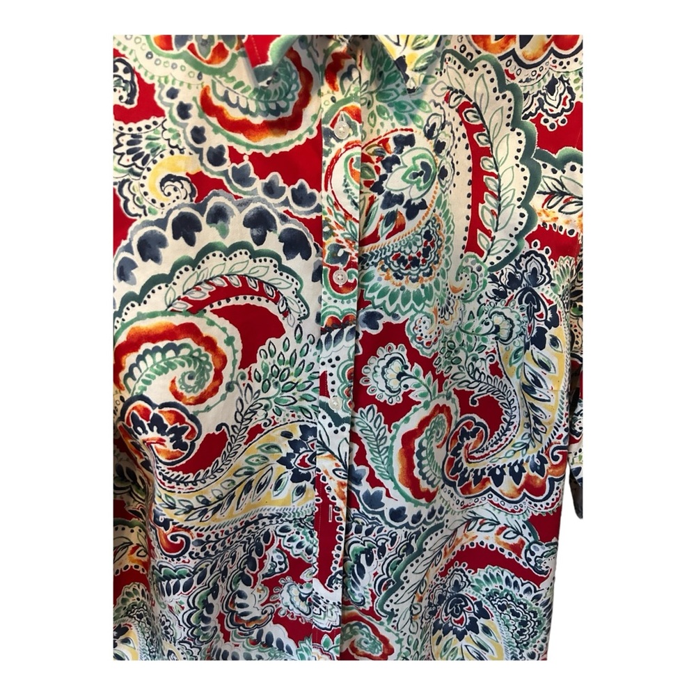 Chaps Women's Shirt Sz 2X No Iron - Picture 2 of 6